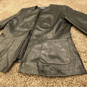 Très You | Vegan Leather Jacket | Black | Size M | Soft Faux Leather